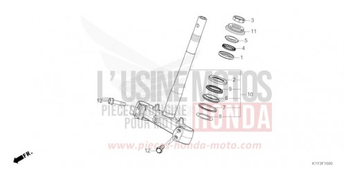 STEERING STEM WW125AP de 2023